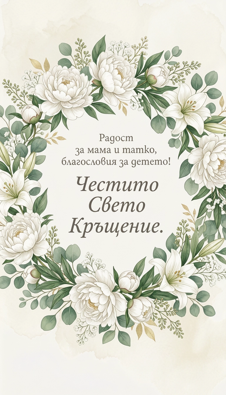 Картички за Кръщене - Pozdravitelni