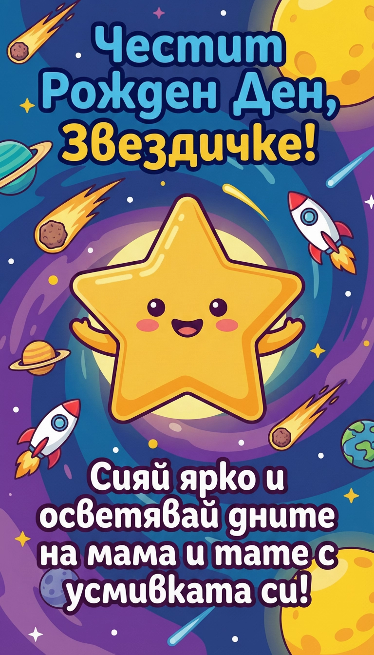 Картички за рожден ден на дете - Pozdravitelni