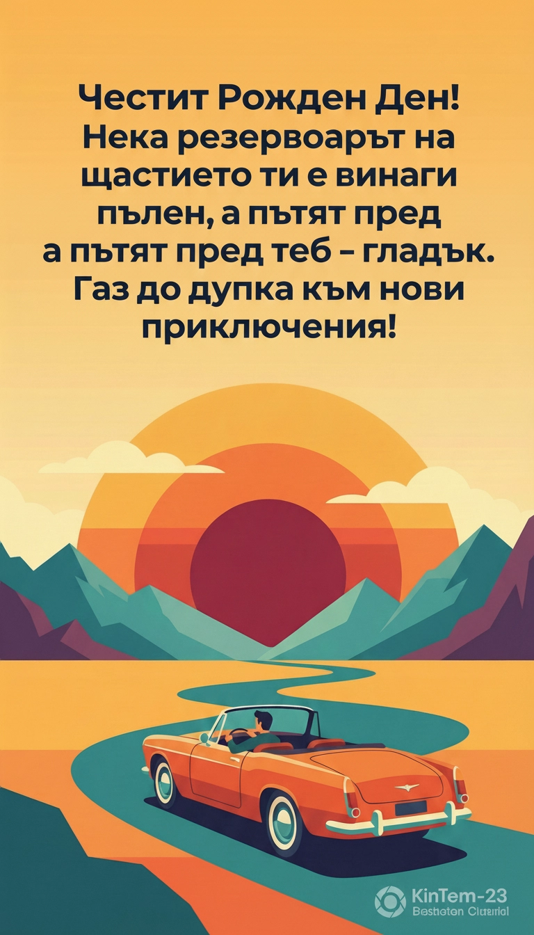 Картички за Рожден Ден на Мъж - Pozdravitelni
