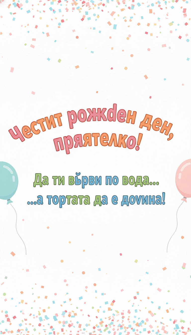 Картички за рожден ден на жена - Pozdravitelni