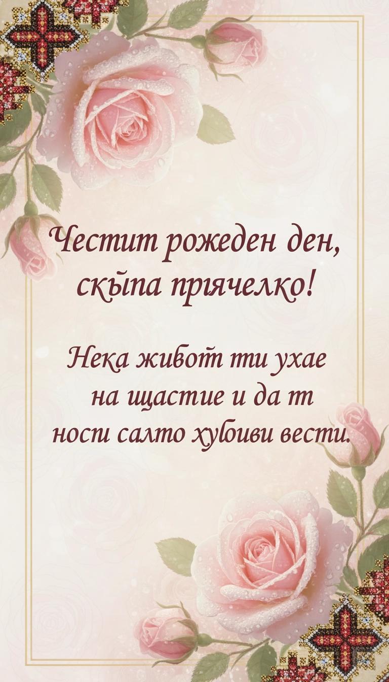 Картички за рожден ден на жена - Pozdravitelni
